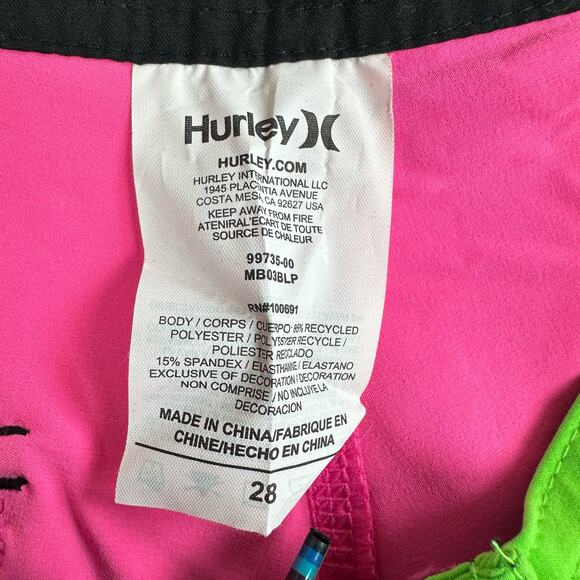 Hurley Phantom Block Party Men’s 28 Board Shorts - Picture 4 of 11